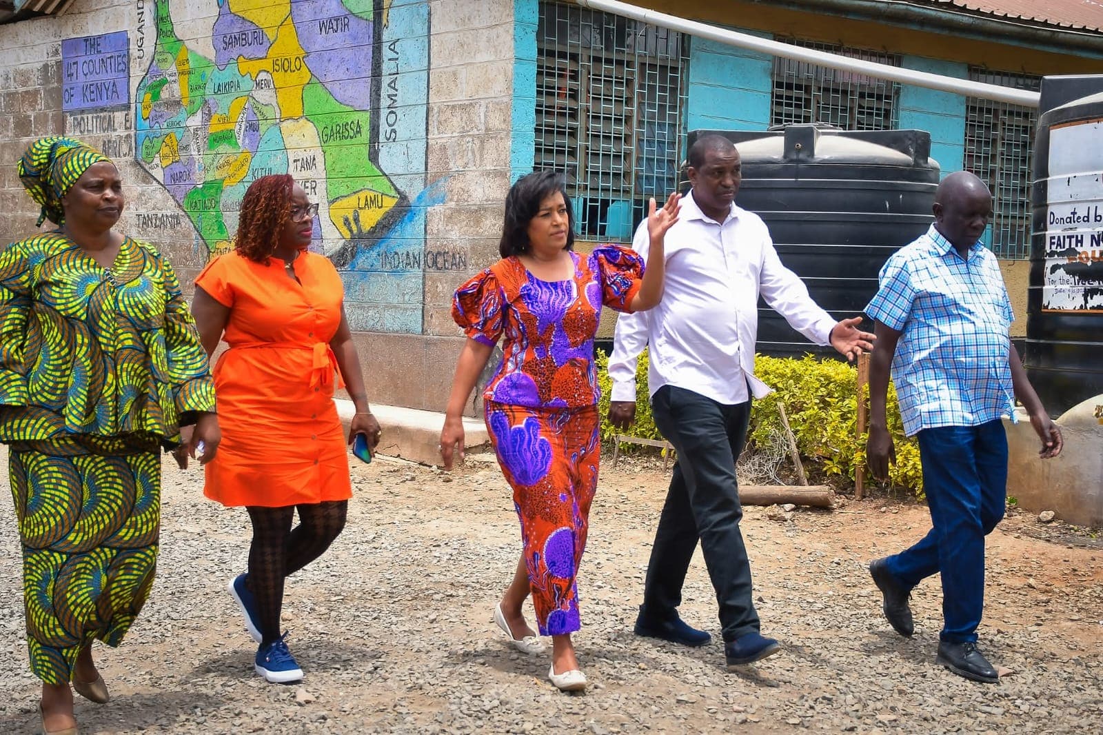 Headteacher with Leaders