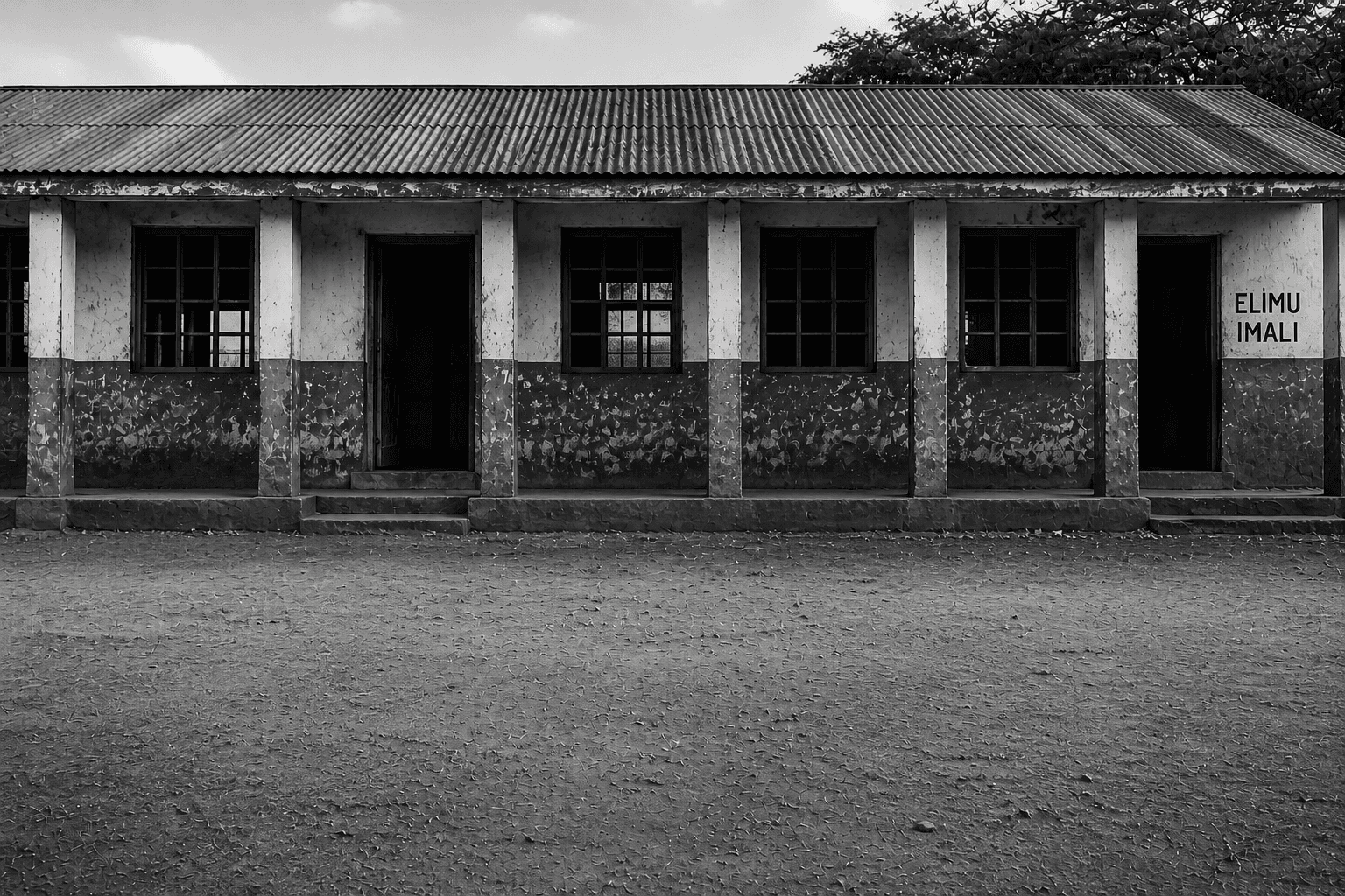 Old classroom at Bidii Comprehensive School